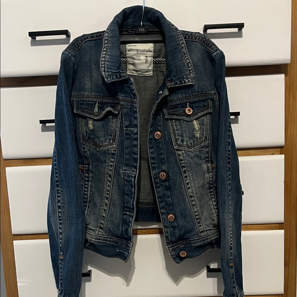Aeropostale Classic Blue Denim Jacket